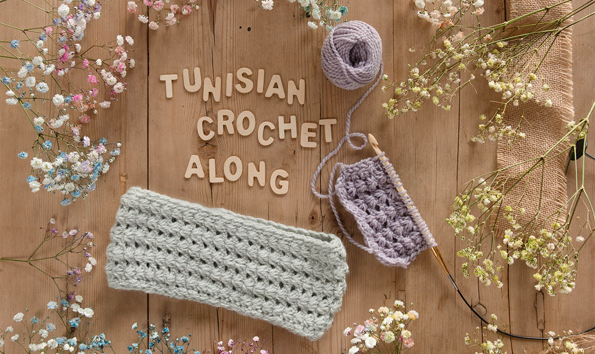 TOFT Tunisian crochet along with Kerry Lord March 2023